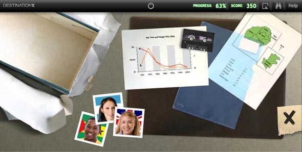 BBC Geography Picture 2: Items on hotel reception desk